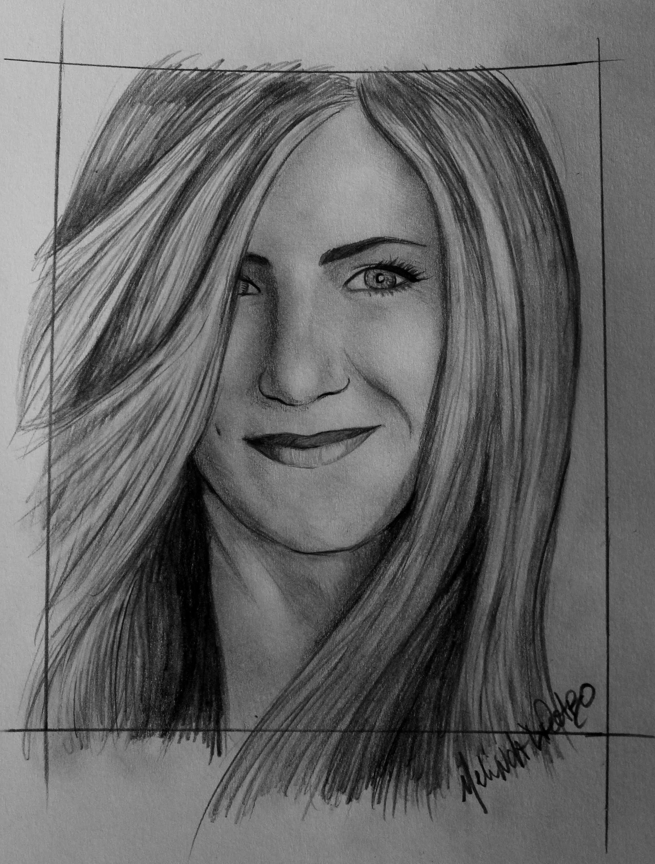 Jennifer Aniston Sketch At Paintingvalley.com 