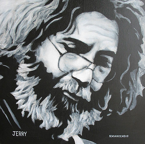 499x497 Nate Vandenbos, Portrait Art As Unique As A Fingerprint Jerry Garcia - Jerry Garcia Sketches