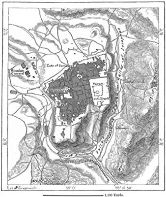 338x400 Israel. Jerusalem, Sketch Map - Jerusalem Sketch