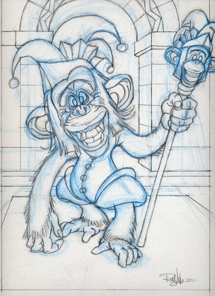 727x1000 Robnitiredjo Jester Sketch - Jester Sketch