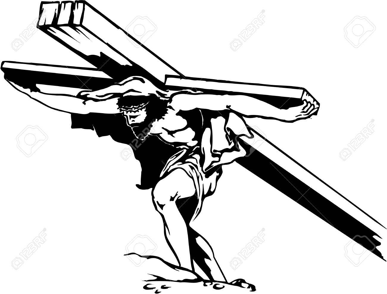 Jesus Carrying The Cross Sketch at Explore