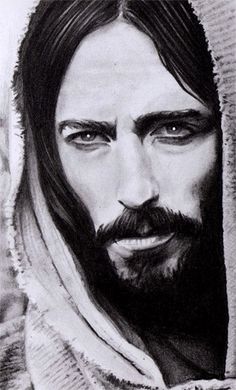 Jesus Christ Face Sketch at PaintingValley.com | Explore collection of ...