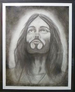 244x300 Jesus Christ Original Samuel P. Chavez Limited Edition Print - Jesus Christ Face Sketch
