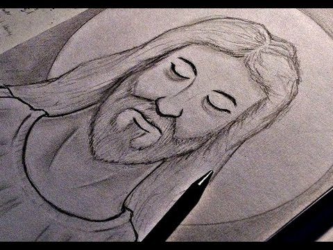 480x360 How To Draw Jesus Christ - Jesus Christ Sketch Images