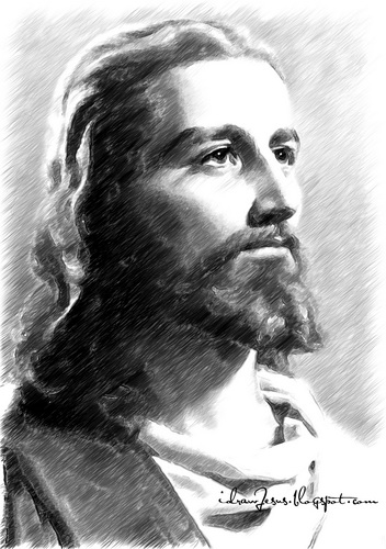 352x500 Jc02 - Jesus Christ Sketch Images