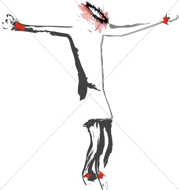 Jesus Crucifixion Sketch