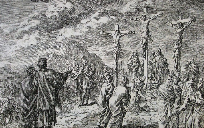 715x450 Jesus Is Crucified - Jesus Crucifixion Sketch