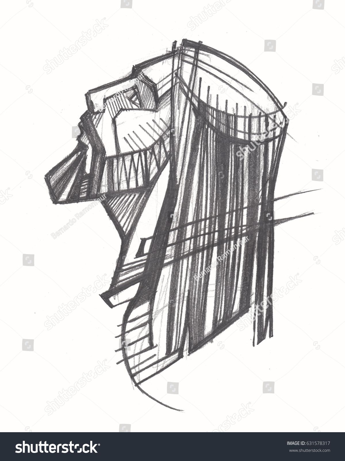 1200x1600 Hand Drawn Illustration Or Drawing Of Jesus Christ Face Draw - Jesus Hands Sketch