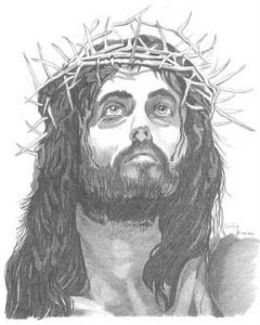 240x300 Pencil Sketch Of Jesus - Jesus Pencil Sketch