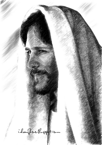 352x500 I Draw Jesus - Jesus Sketch