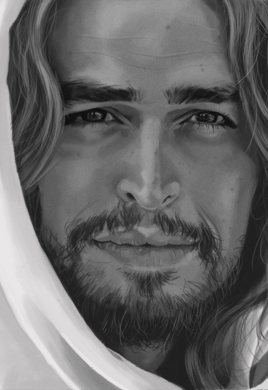 550x800 Sketch Of The Day Jesus Slatten Studios - Jesus Sketch