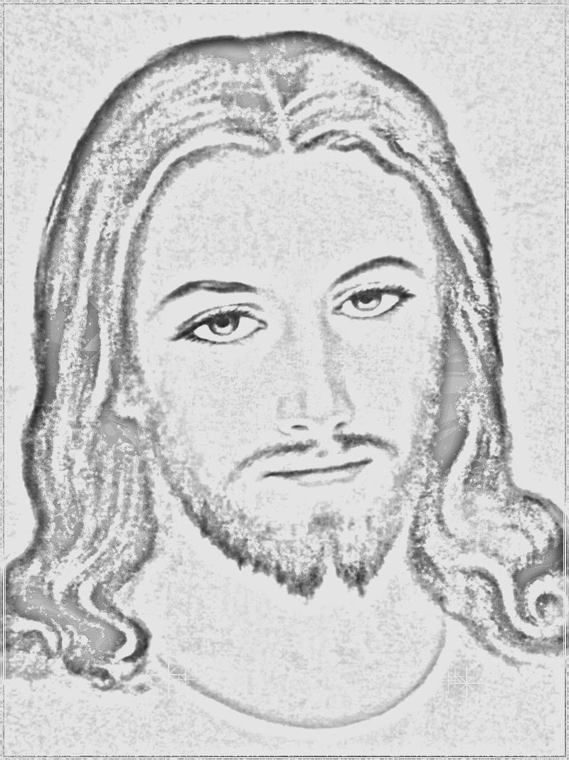 Jesus Sketch Easy at PaintingValley.com | Explore collection of Jesus ...