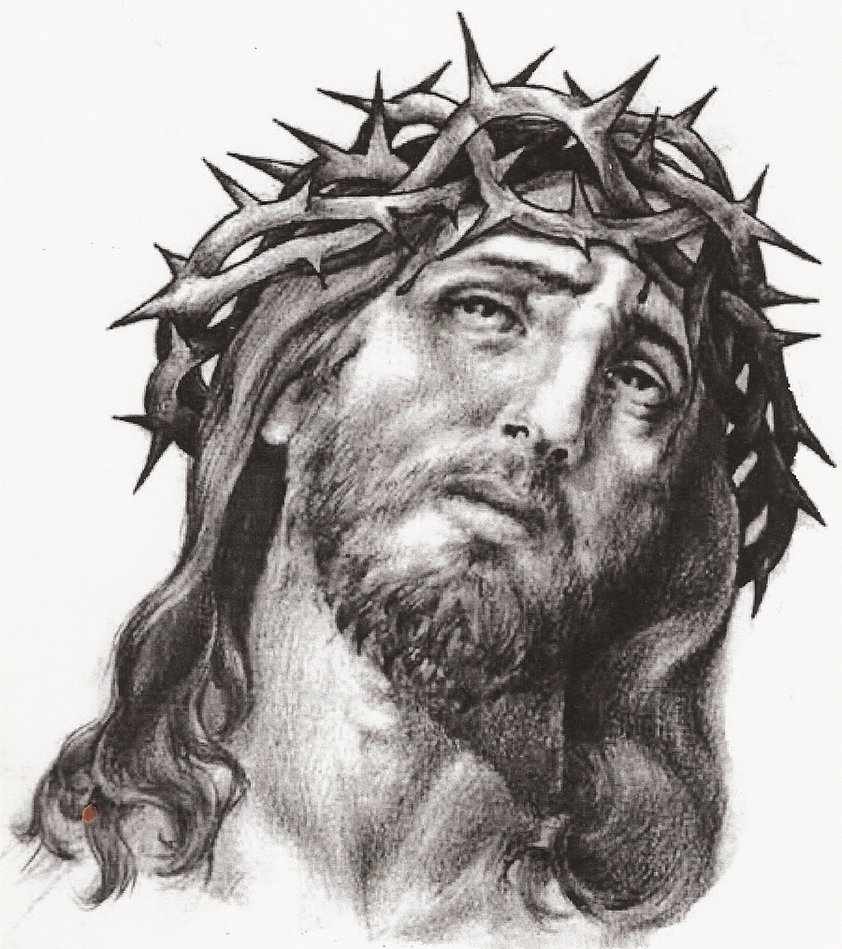 842x949 Jesus Sketch By St8art - Jesus Sketch Images