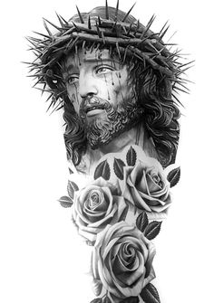 236x335 Best Tattoo Ideas For Men Best Tattoos Ever - Jesus Tattoo Sketch