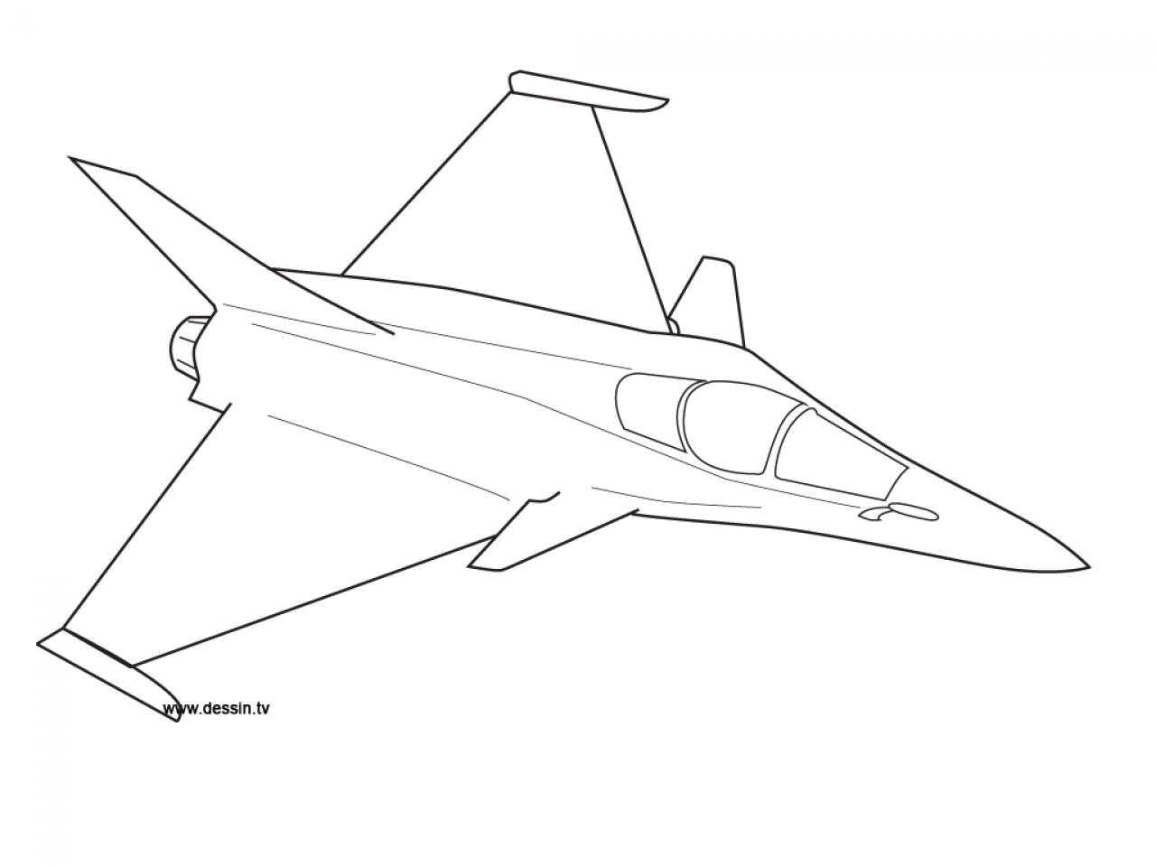 1280x960 Sketch Fighter Coloring Plane - Jet Plane Sketch