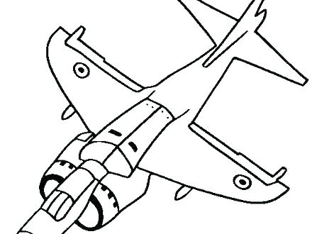 440x330 Coloring Pages Of Jets Planes With Regard To Jet Plane Fighter Co - Jet Plane Sketch