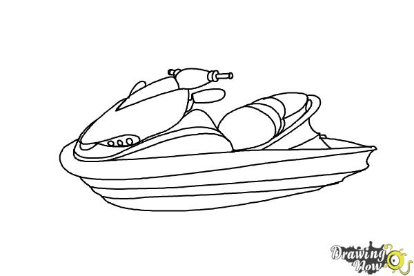 600x400 How To Draw A Jet Ski - Jet Sketch