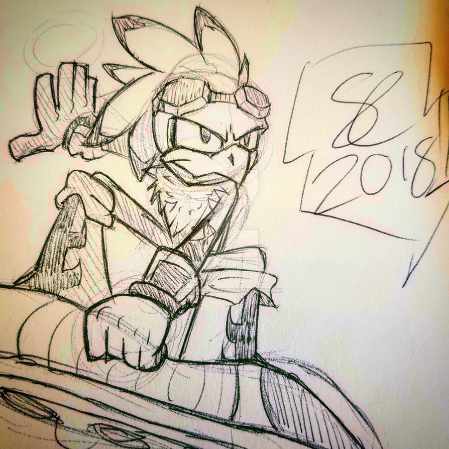 894x894 Sketch Jet The Hawk By Horseman Jones - Jet Sketch