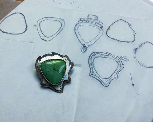 500x400 Course The Value Of Drawing And Sketching Jewelry Designs - Jewellery Design Sketches