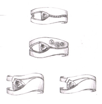 357x364 Custom Jewelry Design , Sketching , Cad - Jewellery Design Sketches