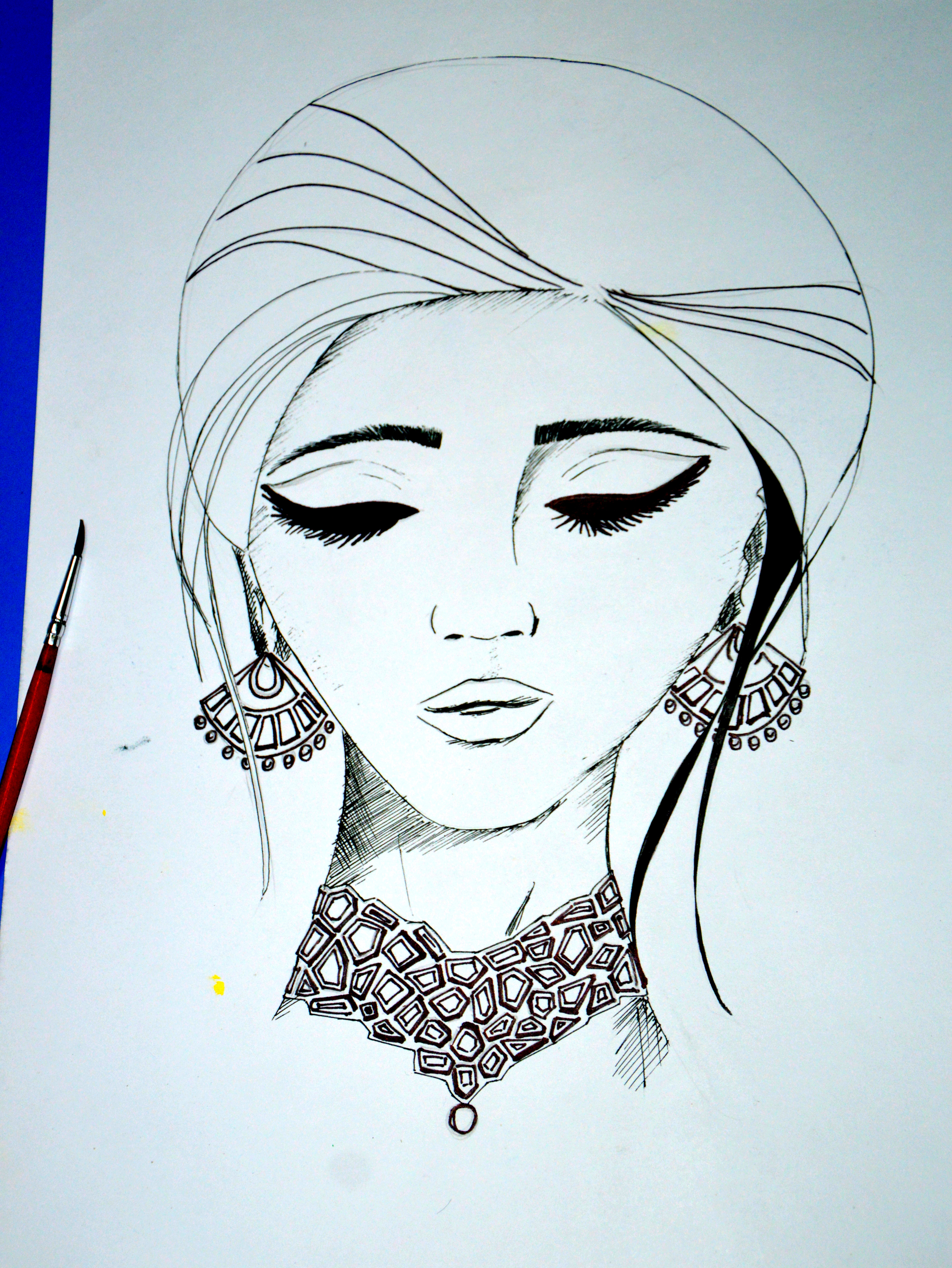 Jewellery Design Sketches at PaintingValley.com | Explore collection of ...