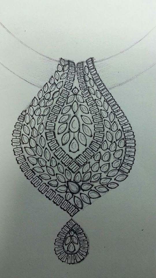 540x960 Aari Work Aari Work Jewellery Sketches, Jewelry - Jewellery Sketches