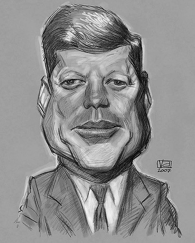 Jfk Sketch at PaintingValley.com | Explore collection of Jfk Sketch