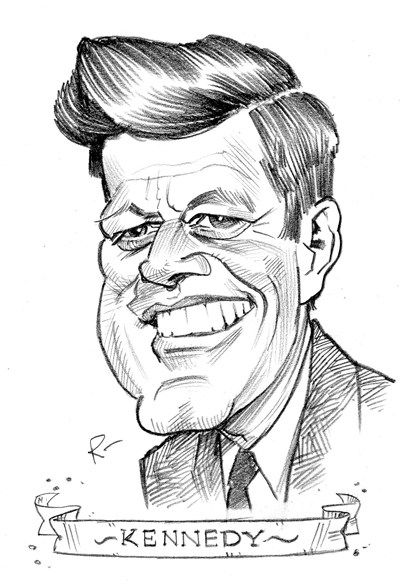 400x587 Richmond Illustration Inc. - Jfk Sketch