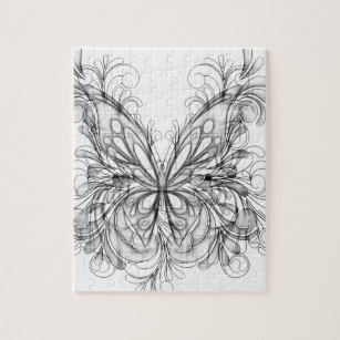 307x307 Pencil Sketch Jigsaw Puzzles Zazzle - Jigsaw Puzzle Sketch