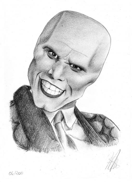 508x700 Portrait Of Jim Carrey By Thildou78 On Stars Portraits - Jim Carrey Sketch