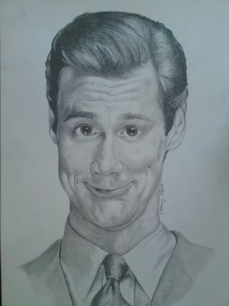 453x604 Portrait Of Jim Carrey By Casey1990 On Stars Portraits - Jim Carrey Sketch