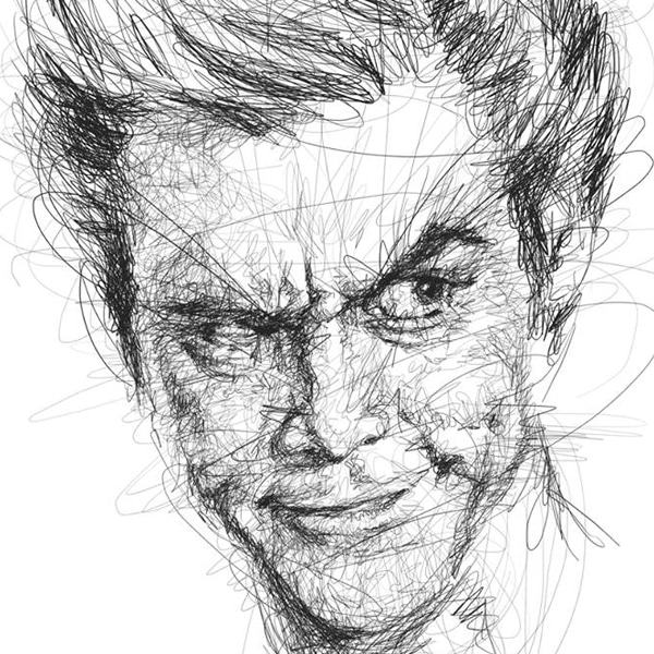 600x600 Jim Carrey Portraits Vince Low Feat Sm - Jim Carrey Sketch