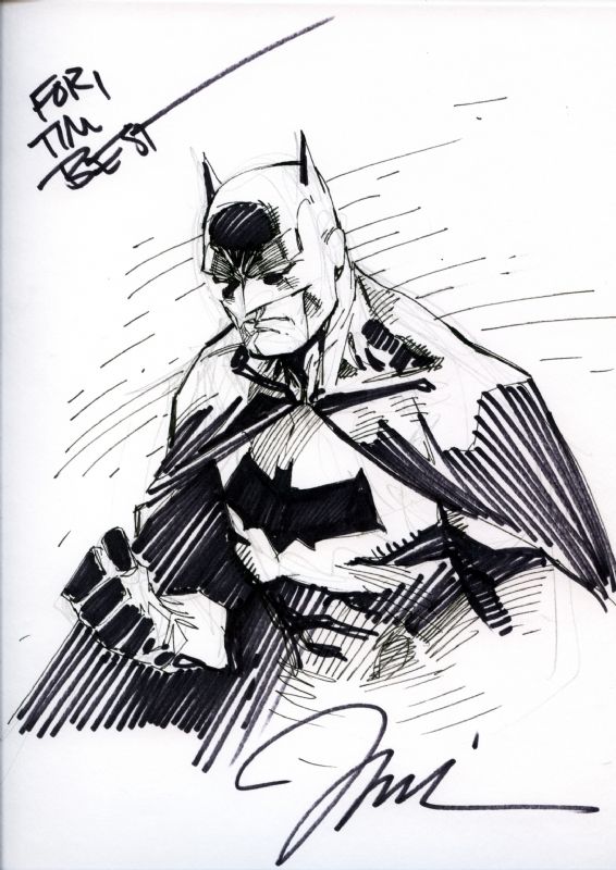 566x800 Batman By Jim Lee I Would Love A Sketch By Jim. He And Tony - Jim Lee Batman Sketch