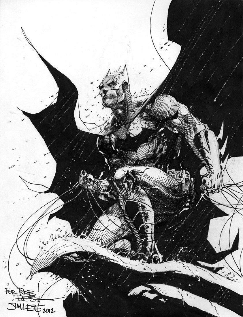 843x1096 Batman. Jim Lee Continues To Impress! Jim Lee Art - Jim Lee Batman Sketch