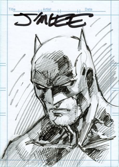 458x639 Jim Lee - Jim Lee Batman Sketch