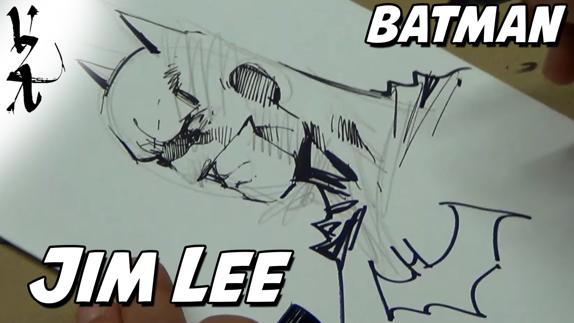 1920x1080 Jim Lee Drawing Batman Cover - Jim Lee Batman Sketch
