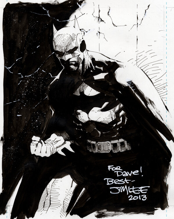 599x754 Jim Lee On Twitter Sometimes Sketches Look Better Uncropped - Jim Lee Batman Sketch
