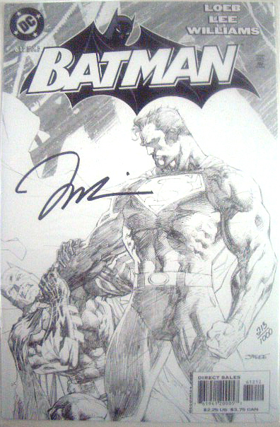 396x604 Batman 612 Dynamic Forces Sketch Variant Signed Jim Lee Df Coa Ltd - Jim Lee Batman Sketch
