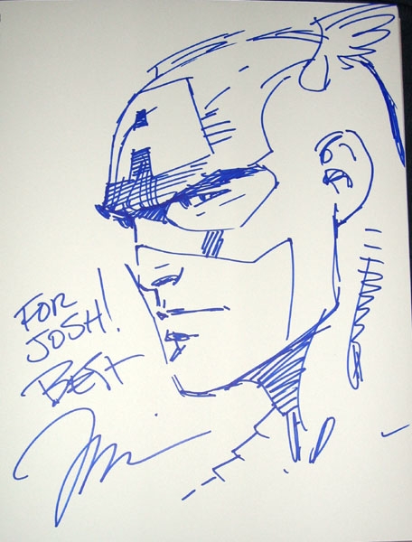 456x600 Captain America - Jim Lee Sketch