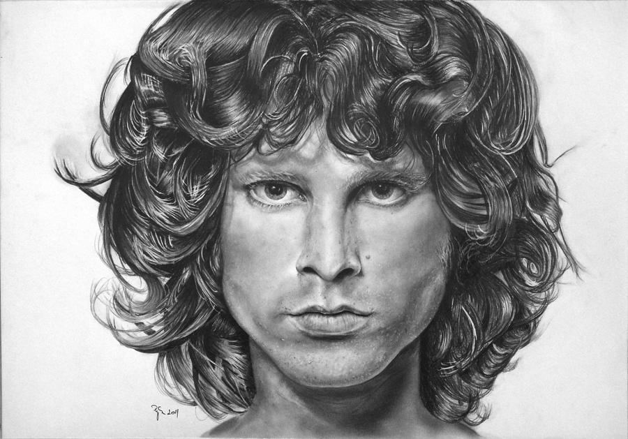 900x629 Jim Morrison Had Christ Complex Rosamond Press - Jim Morrison Sketch