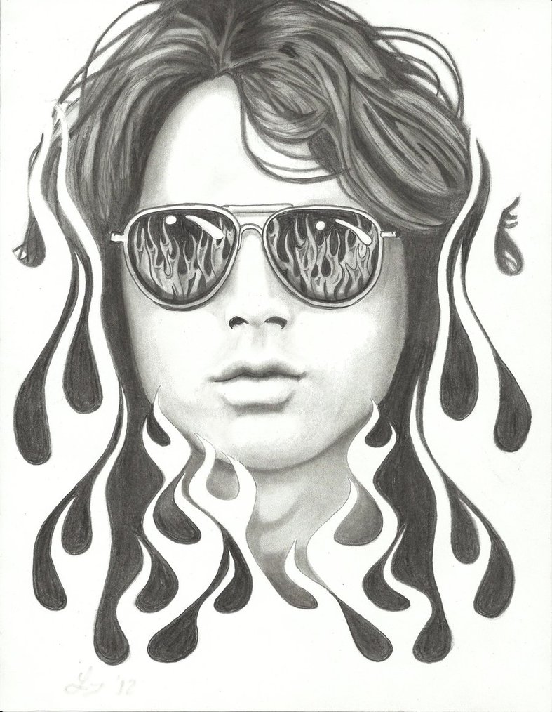 787x1014 Jim Morrison By Lryvan - Jim Morrison Sketch