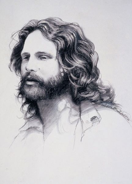 Jim Morrison Sketch at PaintingValley.com | Explore collection of Jim ...