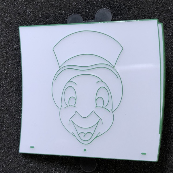 600x600 Jiminy Cricket Sketch Pin - Jiminy Cricket Sketch