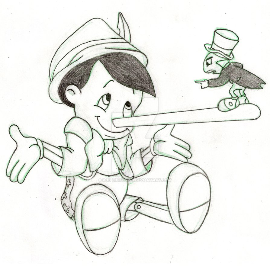 894x894 Pinocchio And Jiminy Cricket - Jiminy Cricket Sketch