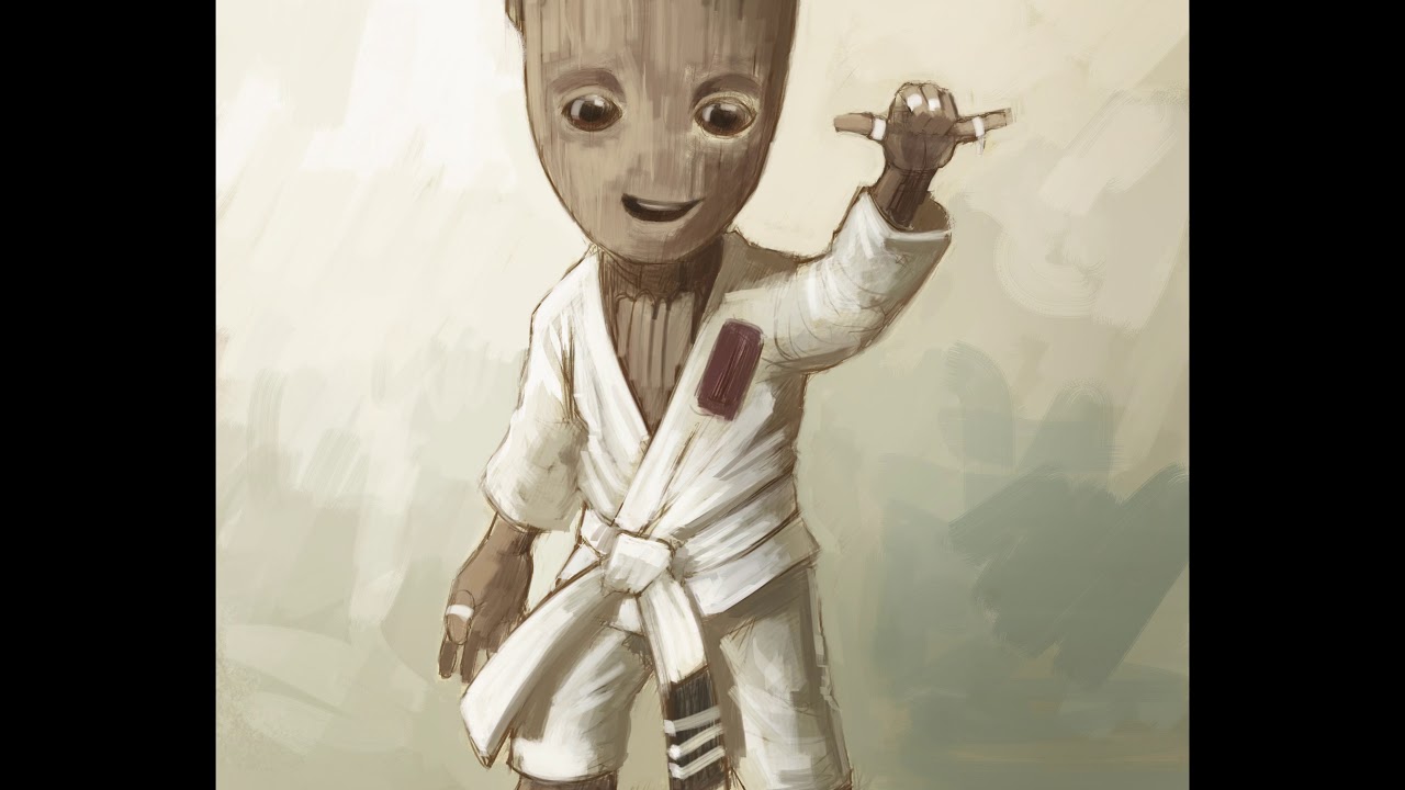1280x720 Groot Jiu Jitsu Sketch - Jiu Jitsu Sketch