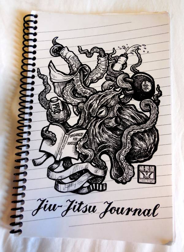 600x821 Jiu Jitsu Journal (Product Review) Breaking Muscle - Jiu Jitsu Sketch