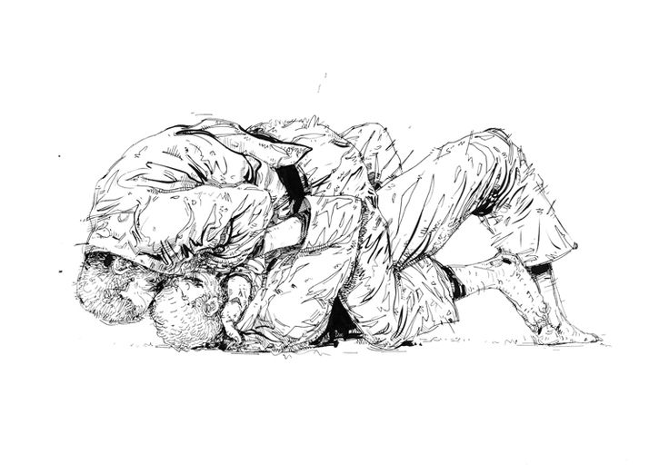 736x522 The 23 Best Jesus Jiu Jitsu Images Japan Tattoo - Jiu Jitsu Sketch