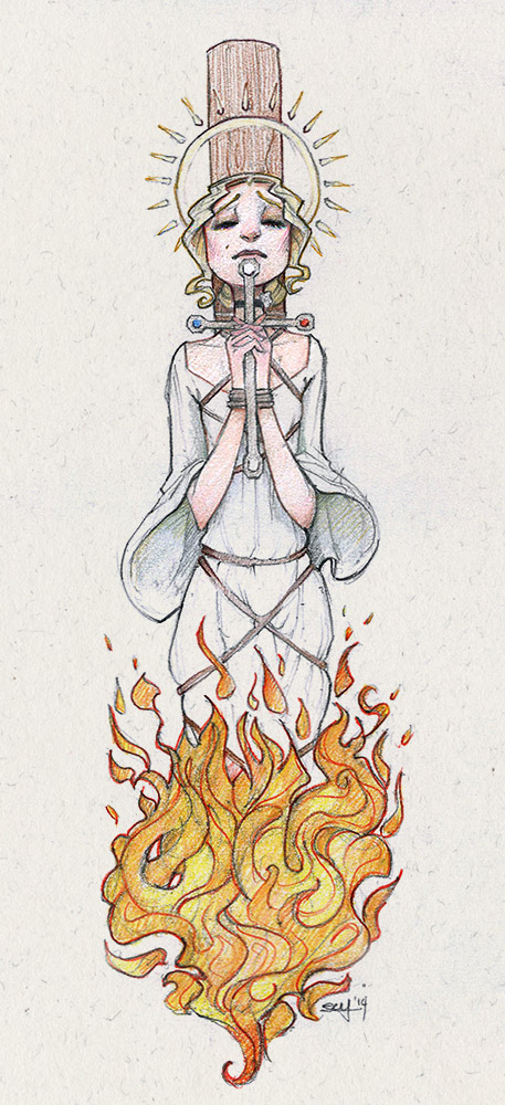 457x1000 Joan Of Arc Sketch Dailies By Zephyri - Joan Of Arc Sketch