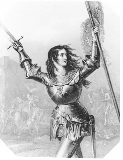 396x514 St. Catherine Special Talk On St. Joan Of Arc - Joan Of Arc Sketch