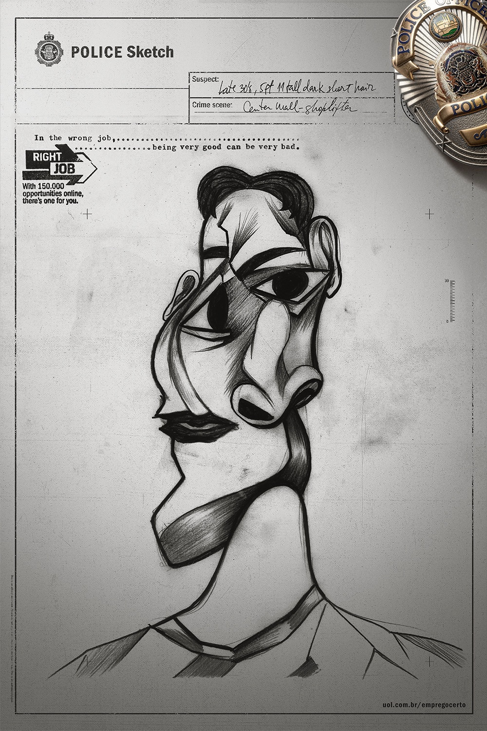 1000x1500 Right Job Print Advert By Africa Sketch Ads Of The - Job Sketch